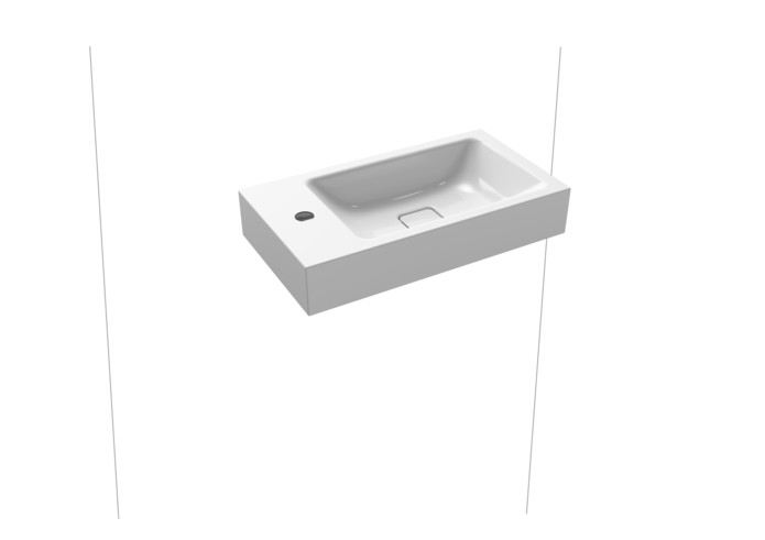 Kaldewei Cono umywalka 55x30 cm ścienna prostokątna lewa model 3073 biała 908006393001