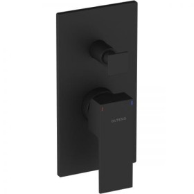 Oltens Gota bateria wannowa-prysznicowa podtynkowa czarny mat