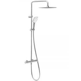 Oltens Atran (S) zestaw prysznicowy termostatyczny z deszczownicą chrom 36501100