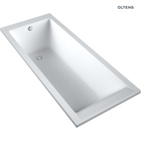 Oltens Langfoss wanna prostokątna 160x70 cm akrylowa biały mat 10003900