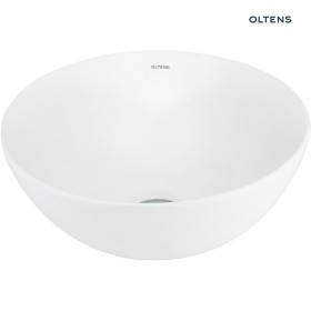 Oltens Jagala umywalka 32x32 cm nablatowa biała 40317000