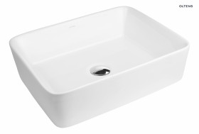  Oltens Forde umywalka 48x37 cm nablatowa prostokątna biała 40314000