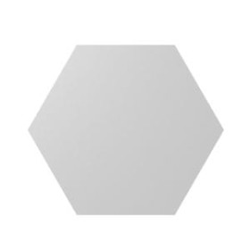 21,5 x 25cm WOW HEXA LISO Ice White Matt Płytka Ścienna