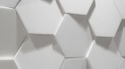 21,5 x 25cm WOW HEXA Ice White Matt Płytka Ścienna