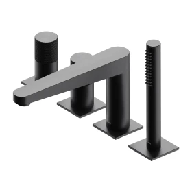 OMNIRES CONTOUR  |  bateria wannowa 4-otworowa antracyt (AT)