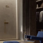 Omnires contour Bateria prysznicowo-wannowa podtynkowa z rączką prysznicową złoto 2.webp