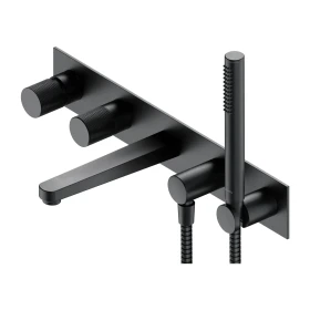 OMNIRES CONTOUR  |  bateria wannowa 5-otworowa podtynkowa antracyt (AT)