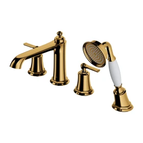 OMNIRES Armance  | Bateria wannowa 4-otworowa złota (GL)