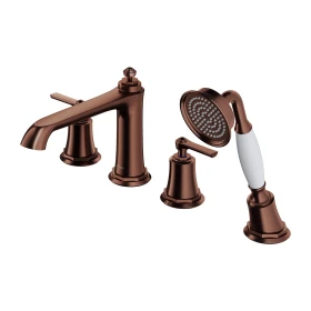 OMNIRES Armance  | Bateria wannowa 4-otworowa miedź antyczna (ORB)