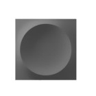 12,5 x 12,5cm WOW MOON Graphite Matt Płytka Ścienna
