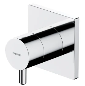 OMNIRES Y |  przełącznik 3-wyjściowy podtynkowy chrom Y1263-KCR