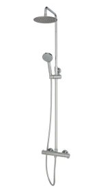 OMNIRES Y |  zestaw prysznicowy ścienny termostatyczny z deszczownicą chrom Y1244XOCR