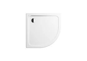 Kaldewei Arrondo brodzik 90x90 cm półokrągły model 871-2 z nośnikiem styropianowym i wykończeniem przeciwpoślizgowym biały 460135000001