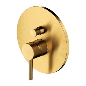 OMNIRES Y |  bateria prysznicowo-wannowa podtynkowa złoty szczotkowany Y1235GLB