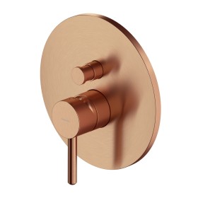 OMNIRES Y |  bateria prysznicowo-wannowa podtynkowa  miedź szczotkowana Y1235CPB