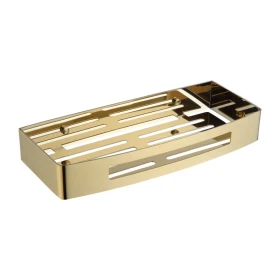 Omnires Uni koszyk prysznicowy 30x5x13cm złoty UN10331GL