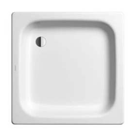 Kaldewei Sanidusch brodzik 80x80 cm kwadratowy z otworem przelewowym model 495 biały 332000010001