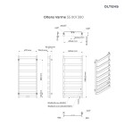 Oltens Varme grzejnik łazienkowy 108,5x50 cm czarny mat 55001300 2.jpg