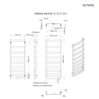 Oltens Varme grzejnik łazienkowy 129,5x50 cm biały 55002000 2.jpg