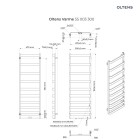 Oltens Varme grzejnik łazienkowy 151x50 cm czarny mat 55003300 2.jpg