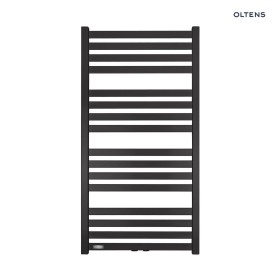 Oltens Vanlig grzejnik łazienkowy 96x50 cm czarny mat 55007300