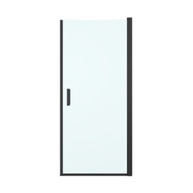 Oltens Rinnan drzwi prysznicowe 100 cm wnękowe czarny mat/szkło przezroczyste 21209300