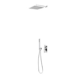 Zestaw Oltens Gota bateria podtynkowa z deszczownicą 30 cm Sondera (S) i kompletem prysznicowym Sog chrom 36601100