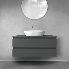 Oltens Vernal szafka 100 cm podumywalkowa wisząca grafit mat 60002400