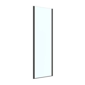 Oltens Breda ścianka prysznicowa 90 cm czarny mat/szkło przezroczyste 22105300