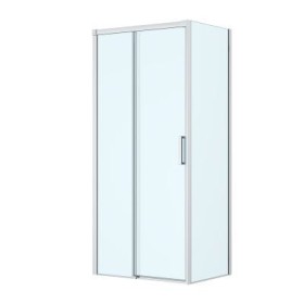 Oltens Breda kabina prysznicowa 100x80 cm prostokątna chrom/szkło przezroczyste 20221100