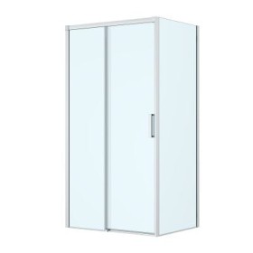 Oltens Breda kabina prysznicowa 110x80 cm prostokątna chrom/szkło przezroczyste 20222100