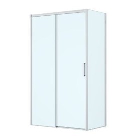 Oltens Breda kabina prysznicowa 120x80 cm prostokątna chrom/szkło przezroczyste 20223100