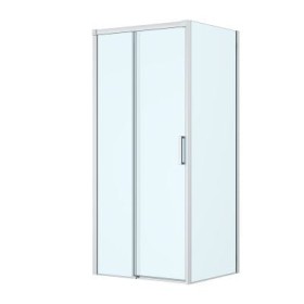 Oltens Breda kabina prysznicowa 100x90 cm prostokątna chrom/szkło przezroczyste 20224100