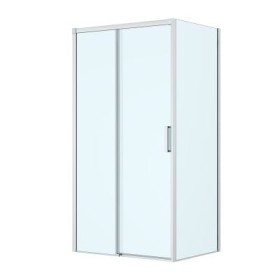 Oltens Breda kabina prysznicowa 110x90 cm prostokątna chrom/szkło przezroczyste 20225100