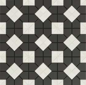 Płytka ceramiczna WOW TESSERAE SUIT B&W PLUS 28 X  28 CM 