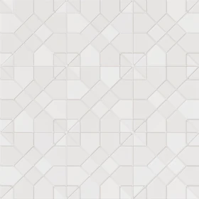 Płytka ceramiczna WOW TESSERAE SUIT BLANC 28 X  28 CM