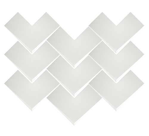 20 x 20cm BOHO ELLE WHITE MATT Płytka Ścienna