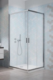 Radaway Alienta C kabina prysznicowa 90x90 cm kwadratowa chrom połysk/szkło przezroczyste 10239090-01-01