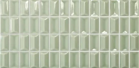 Płytka ceramiczna WOW 3D BARS DIAMOND JADE GLOSS, 12,5 X 25 CM 