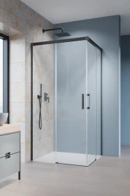 Radaway Idea 8 Brushed Gunmetal KDD kabina prysznicowa część prawa 100x100 cm gunmetal szczotkowany/szkło przezroczyste 10370100-92-01R