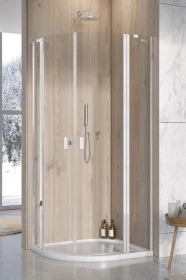 Radaway Nes PDD II kabina prysznicowa część lewa 100x100 cm półokrągła 10030100-01-01L