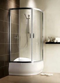 Radaway Premium Plus A 1700 kabina prysznicowa 80x80 cm półokrągła chrom połysk/szkło przezroczyste 30411-01-01N
