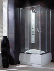 Radaway Premium Plus C 1700 kabina prysznicowa 90x90 cm kwadratowa chrom/szkło brązowe 30451-01-08N