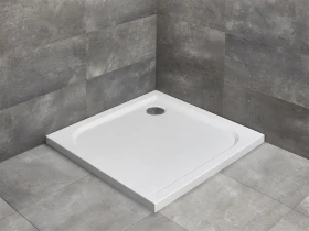 Radaway Delos C brodzik 80x80 cm kwadratowy biały SDC0808-01