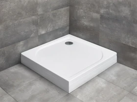 Radaway Delos C brodzik 80x80 cm kwadratowy z obudową biały 4C88170-03