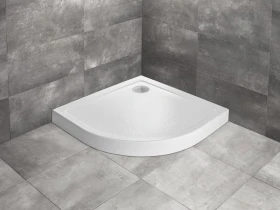Radaway Doros A Compact brodzik 90x90 półokrągły biały SDRA9090-05