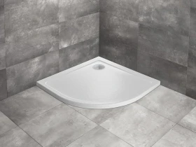 Radaway Doros A brodzik półokrągły 80x80 cm biały SDRA8080-01-04S
