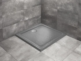 Radaway Doros C brodzik kwadratowy 80x80 cm antracyt SDRC8080-01-64S
