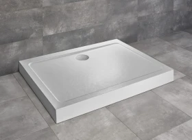 Radaway Doros D Compact brodzik prostokątny 90x80 cm stone biały SDRD9080-05-04S