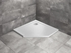 Radaway Doros PT brodzik pięciokątny 90x90 cm biały SDRPT9090-01-04S